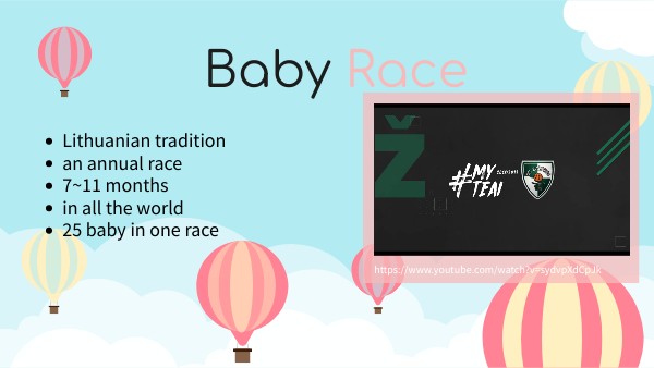 Baby race