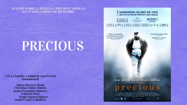 Análisis De La Película Precious Desde El Trabajo Social view.genially.com