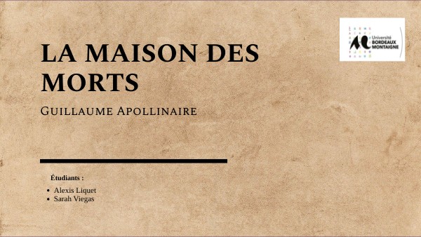 La maison des morts