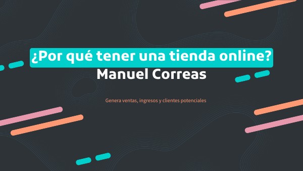 Por qué tener una tienda online | Genially