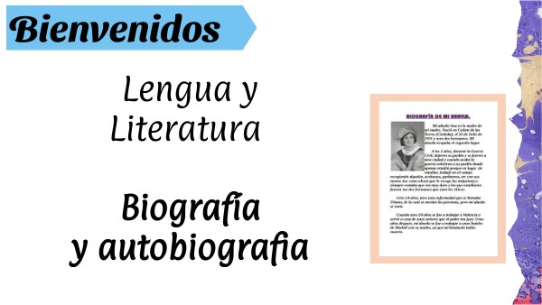 CLASE DE LENGUA Y LITERATURA