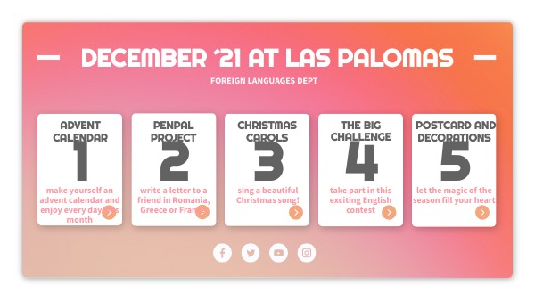 december activities | Genially