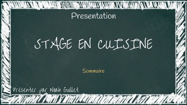 Stage 4-8 Décembre 2023 | Genially