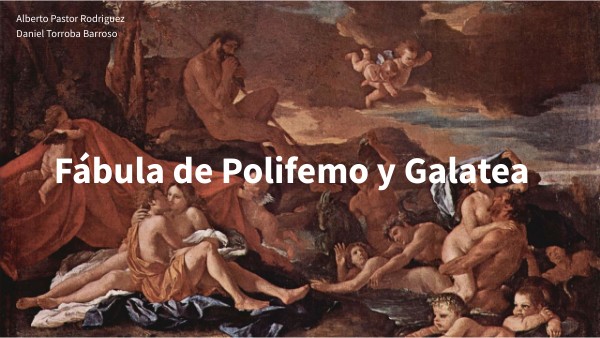 Fábula de Polifemo y Galatea