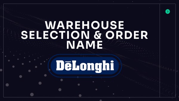 WAREHOUSE/NAME ORDER TIPS