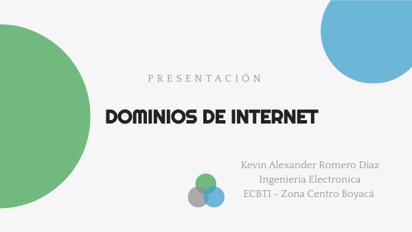 Dominios de Internet