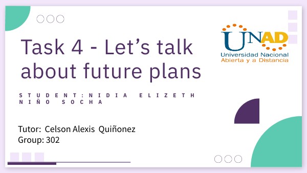 Personal and professional future plans. | Genially