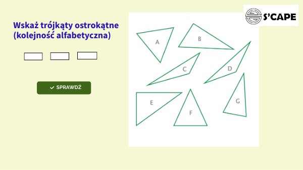kl.5_Rodzaje trójkątów_ "wypełnij puste pola"