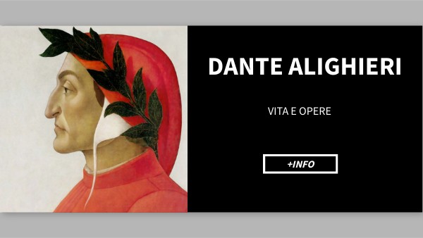 Dante Alighieri Vita E Opere Semplificato Dante Alighieri vita e opere