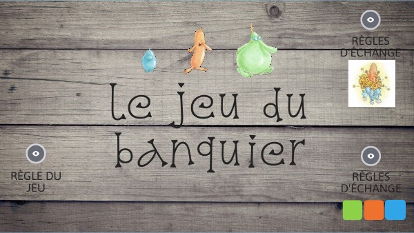 le jeu du banquier 2 versions Genially