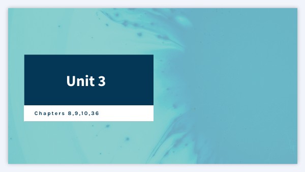 UNIT 3 | Genially