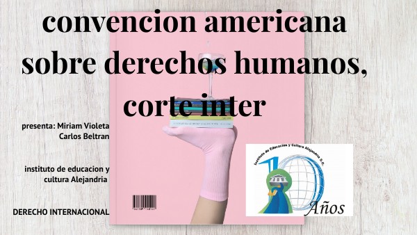 Convención americana sobre derechos humanos, corte inter