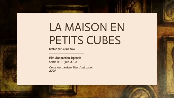 La maison en petit cube