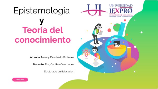 EPISTEMOLOGÍA Y TEORÍA DEL CONOCIMIENTO