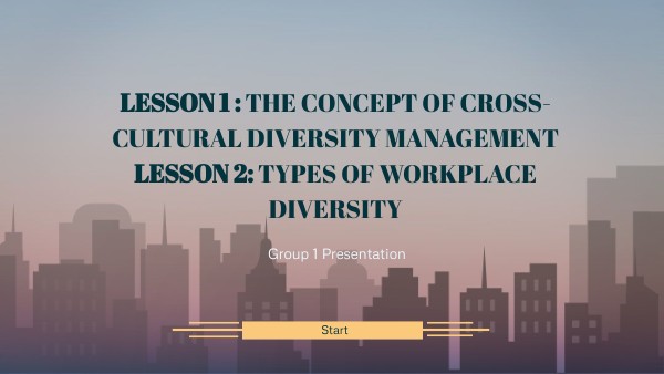GROUP 1 PRESENTATION