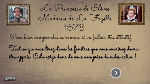 Carnet De Lecture La Princesse De Clèves Correction view.genially.com