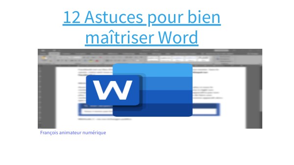 Astuces Word | Genially