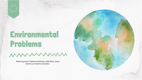 Environmental problems | Genially
