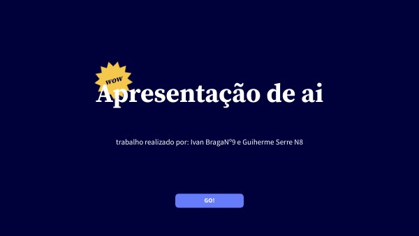 AI APRESENTAÇÃO | Genially