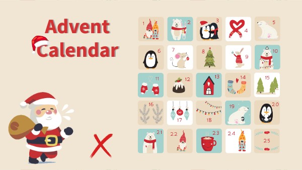 Calendario dell'avvento - Prima primaria - Scuole Pie Napoletane