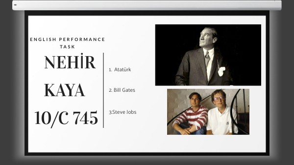 English Performance Task