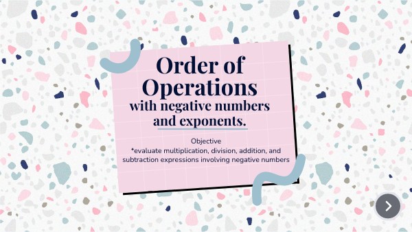 Order of Ops - neg/exp