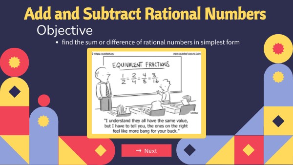 add/sub rationals