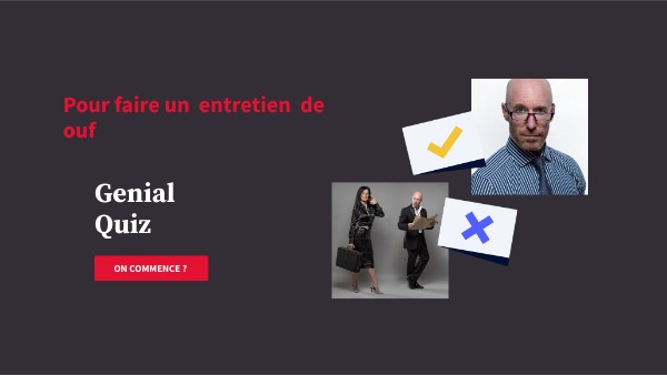 test quizz recrutement genially