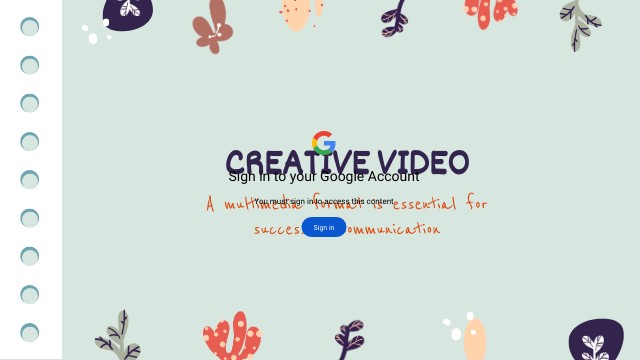 Creative video