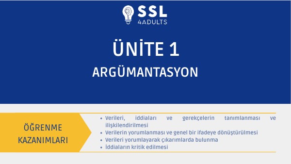 Module 1 Argumentation 1