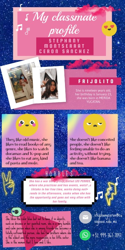 ADA 2. My classmate profile | Genially