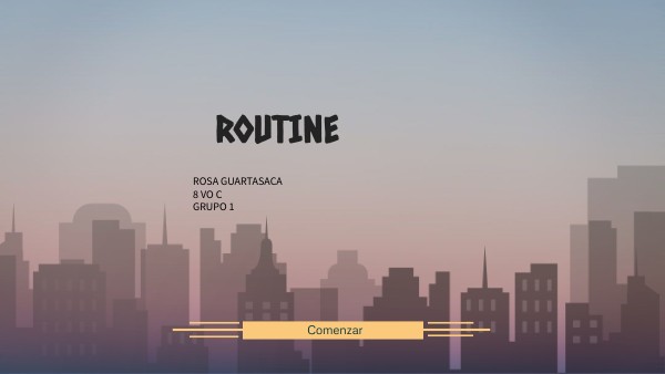 rutinas | Genially