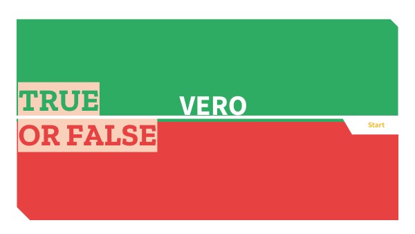 TRUE OR FALSE