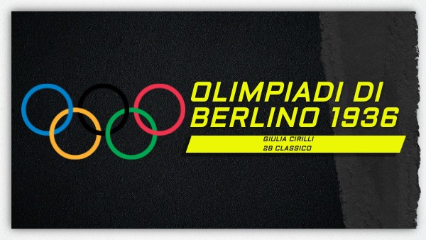 Le Olimpiadi Di Berlino Del 1936 Le olimpiadi di Berlino 1936