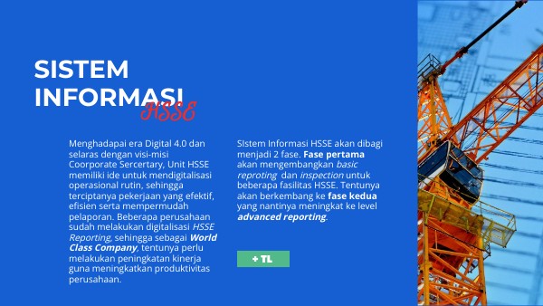 Program SI HSSE