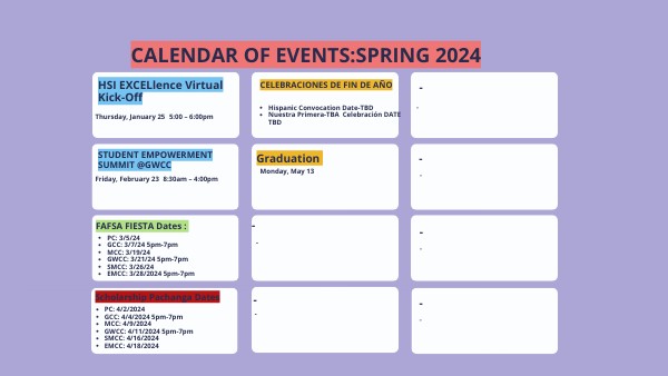 CONTENT PLAN CALENDAR | Genially