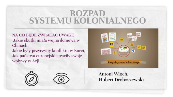 Rozpad Systemu Kolonialnego Klasa 8 ROZPAD SYSTEMU KOLONIALNEGO - KLASA 8 | Genially