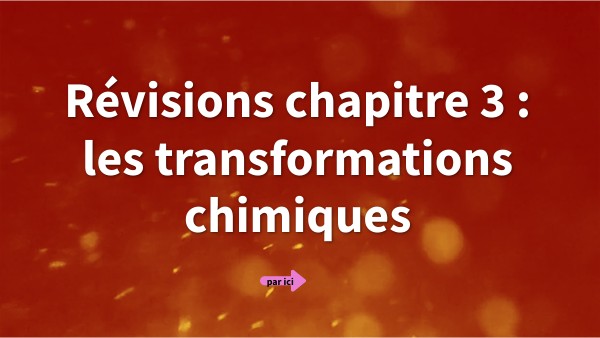 Révisions CHAPITRE 3 4èmeB | Genially