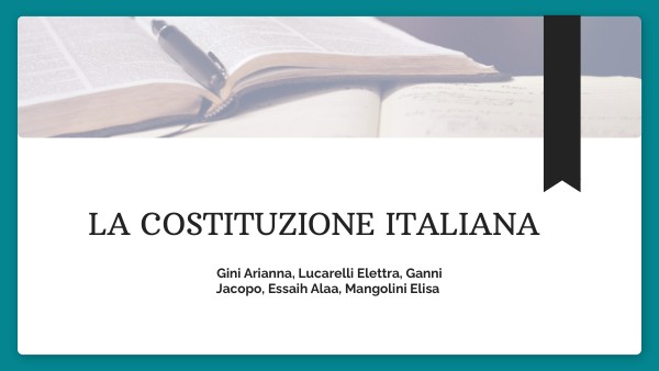 costituzione italiana