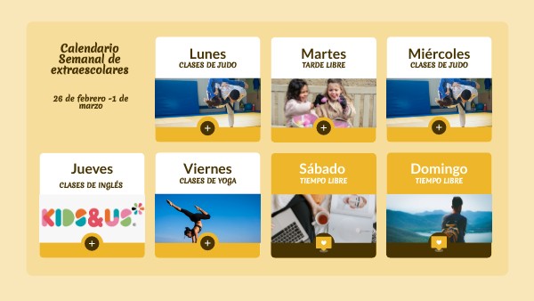 CALENDARIO SEMANAL
