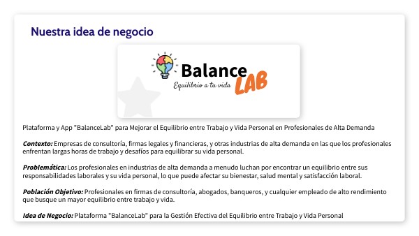 IDEA DE NEGOCIO - MATRIZ ERIC GRUPO 25 | Genially