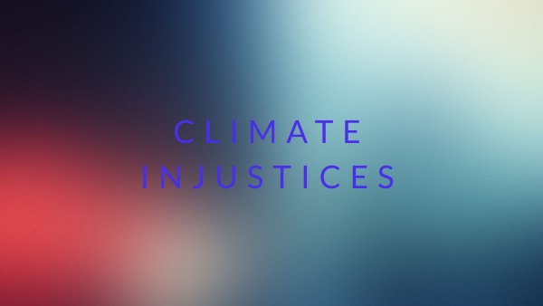 Climate injustices