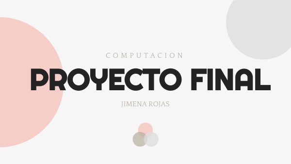 Proyecto Final | Genially