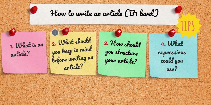 Writing an article | Genially