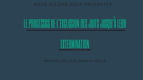 Page Présentation Histoire view.genially.com