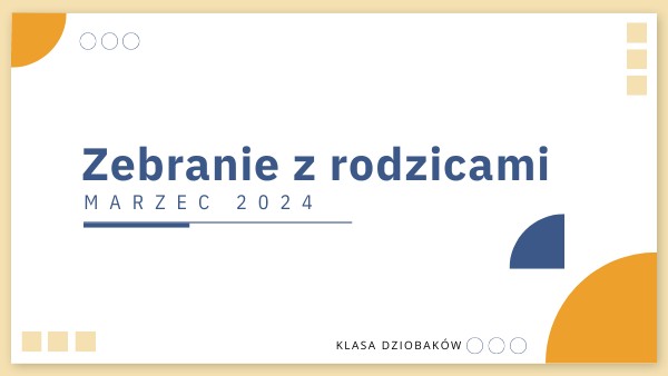 Zebranie z rodzicami