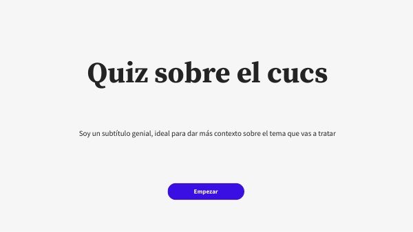 Copia - Quiz Interactivo básico | Genially