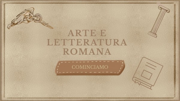arte e letteratura romana