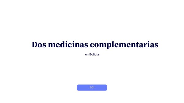 Dos medicinas complementarias