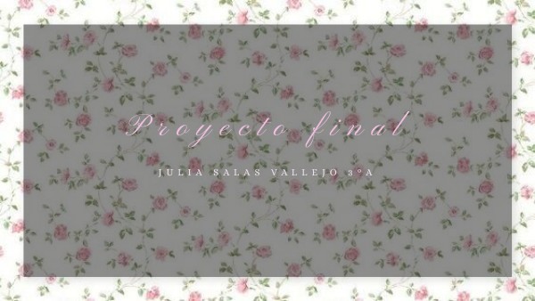Proyecto final
